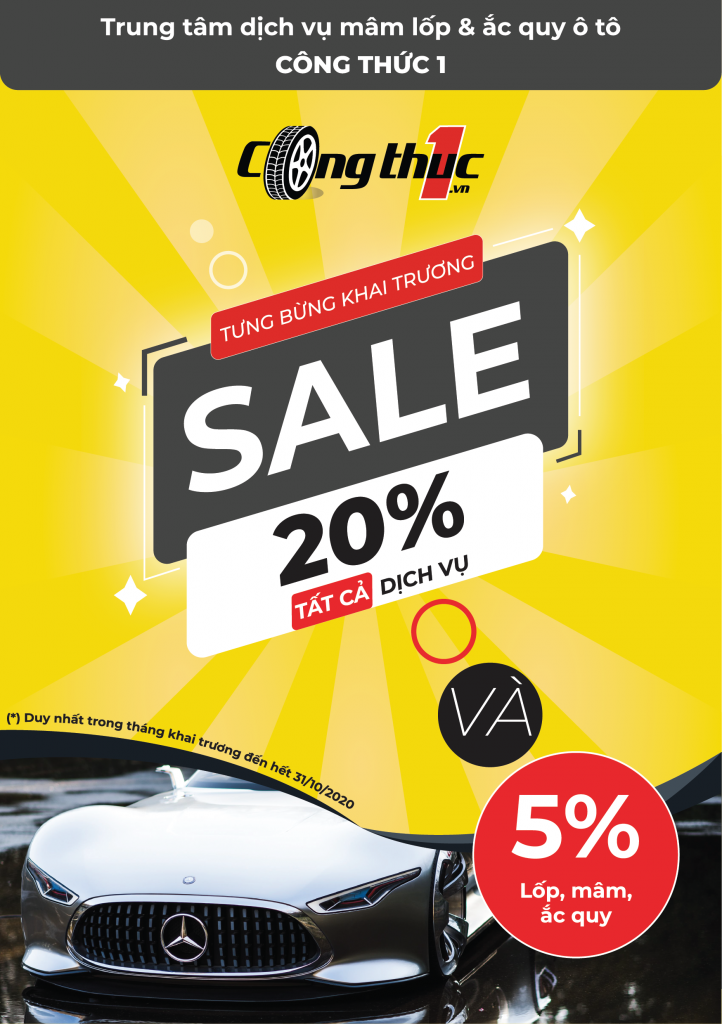 Khuyến mãi 20% dịch vụ và 5% phụ tùng - lốp Dunlop tại Vũng Tàu